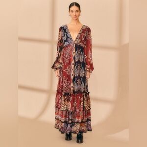 Farm Rio Paisley Maxi Dress